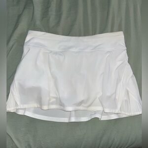 White Athletic Skirt